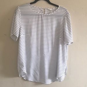 Black and white stripe H&M blouse